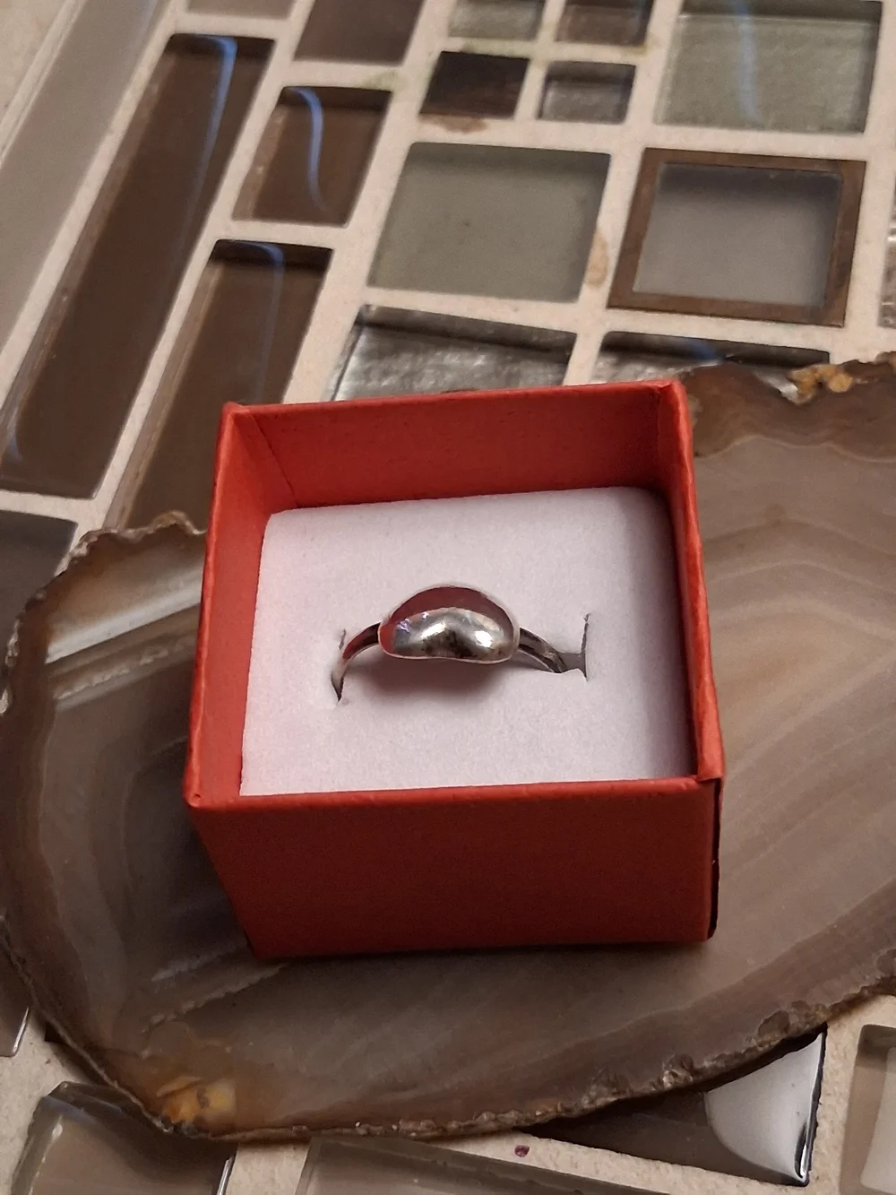 Polished Heart Sterling Ring in Silver - Women's Heart Jewelry
